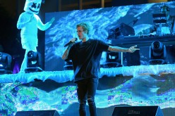 Justin Bieber performs at the Fontainebleau in Miami Beach during their New Year's eve celebrations.