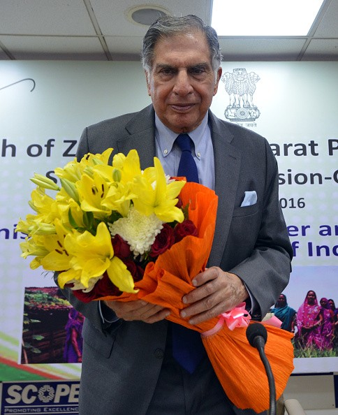 Tata Group Chairman Ratan Tata felicited at a conference