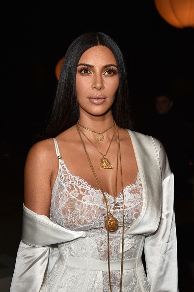 Kim Kardashian attends the Givenchy show as part of the Paris Fashion Week Womenswear Spring/Summer 2017 on October 2, 2016 in Paris, France. 