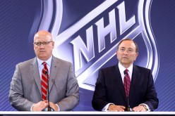 Deputy NHL Commissioner Bill Daly (left) and commissioner Gary Bettman are eyeing the untapped Chinese market for NHL games. 