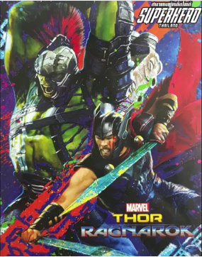 Thor and Hulk in the promo art poster for "Thor: Ragnarok."