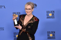 Meryl Streep poses in the press room during the 74th Annual Golden Globe Awards at The Beverly Hilton Hotel on Jan. 8, 2017 in Beverly Hills, California. 