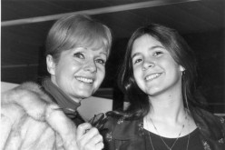 Debbie Reynolds and Carrie Fisher pose for a photo together in September 12, 1972.