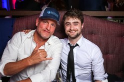 Woody Harrelson and Daniel Radcliffe at the Tommy Hilfiger Dinner in celebration of the 12th Zurich Film Festival on September 30, 2016 in Zurich, Switzerland.