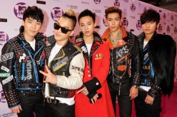 (L-R) Seungri, Taeyeang, G-Dragon, T.O.P. and Daesung of Korean boy band BIGBANG attend the MTV Europe Music Awards 2011 at the Odyssey Arena on November 6, 2011 in Belfast, Northern Ireland.   