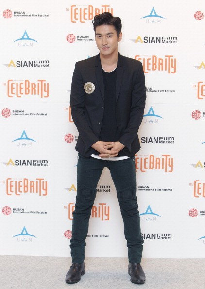 Siwon of Super Junior arrives for the United Asian Film Night during the 18th Busan International Film Festival (BIFF) on October 6, 2013.