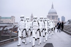 Stormtroopers Greet Commuters On The Millennium Bridge