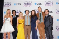 'The Big Bang Theory' stars Kaley Cuoco, Kunal Nayyar, Melissa Rauch, Simon Helberg, Mayim Bialik, Jim Parsons, and Johnny Galecki attend the 39th Annual People's Choice Awards.