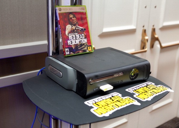 The 'Red Dead Redemption' video game for Microsoft Corp.'s XBOX 360 console sits on display at the BMO Capital Markets Annual Digital Entertainment Conference in New York, U.S., on Thursday, Nov. 11, 2010.