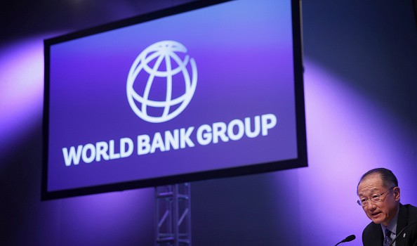 World Bank Group President Jim Yong Kim speaks during a media briefing April 16, 2015, in Washington, D.C. 