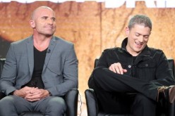  Actors Dominic Purcell (L) and Wentworth Miller of the television show 'Prisonbreak' speak onstage during the FOX portion of the 2017 Winter Television Critics Association Press Tour at Langham Hotel on January 11, 2017 in Pasadena, California.