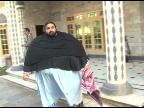 The "Pakistani Hulk" can stop two moving cars with his bare hands.