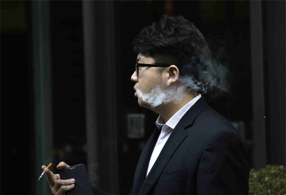 China has one of the biggest populations of smokers in the world.