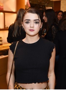 Maisie Williams attends the Louis Vuitton UNICEF #MakeAPromise Day event at the Louis Vuitton New Bond Street store on January 12, 2017 in London, England. 