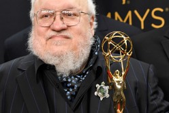 Author George R. R. Martin, winner of Best Drama Series for 'Game of Thrones', poses in the press room during the 68th Annual Primetime Emmy Awards at Microsoft Theater on September 18, 2016 in Los Angeles, California.