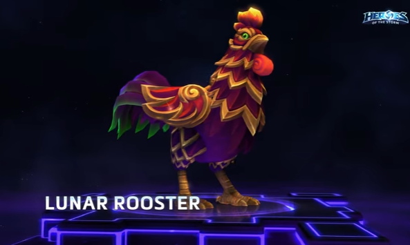 The Lunar Rooster is just one of the mounts included in the latest "Heroes of the Storm" update.