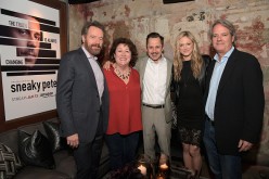 Creator/writer/director Bryan Cranston, actors Margo Martindale, Giovanni Ribisi, Marin Ireland and showrunner Graham Yost attend the Amazon Press Celebration Event of Original Dramatic Series 'Sneaky Pete' on January 4, 2017 in Los Angeles, California