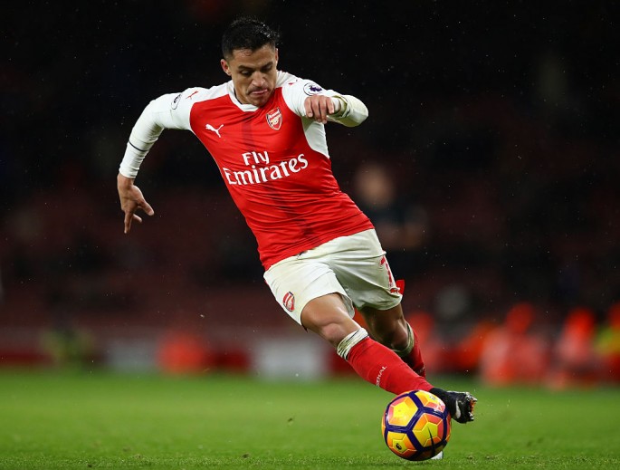 Arsenal forward Alexis Sanchez.