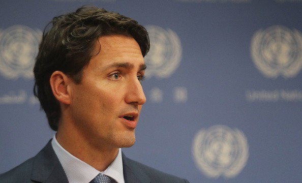 Canadian Prime Minister Justin Trudeau speaks at a news conference on Sept. 20, 2016 in New York City.