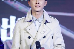 Han Geng attends a press conference in Beijing.
