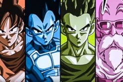 'Dragon Ball Super' characters, Goku, Vegeta, Gohan, and Master Roshi, are displayed as part of the upcoming universal tournament contestants. 