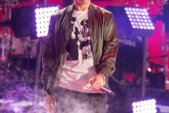 'Rap God' rapper Eminem performs onstage at the 2014 MTV Movie Awards at Nokia Theatre L.A. Live on April 13, 2014 in Los Angeles, California.