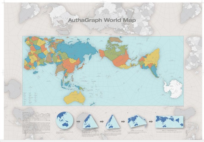 The AuthaGraph World Map.              