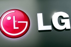 A general view of the LG logo at the 2013 International CES at the Las Vegas Convention Center on January 8, 2013 in Las Vegas, Nevada.