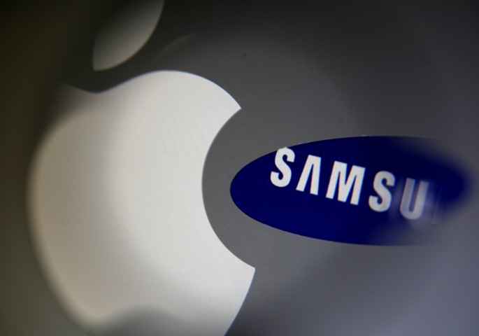 Samsung and Apple Logo