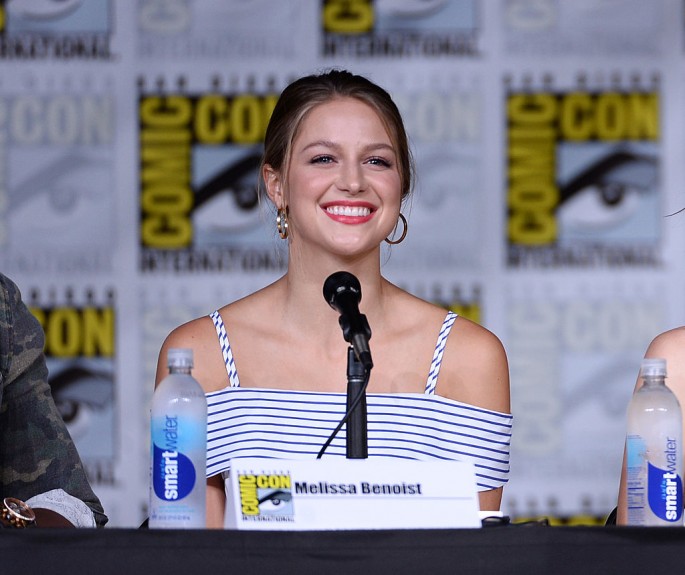 Actress Melissa Benoist attends the 'Supergirl' Special Video Presentation and Q&A during Comic-Con International 2016 on July 23, 2016.