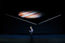Apple CEO Tim Cook speaks about the iPad Pro during a Special Event at Bill Graham Civic Auditorium September 9, 2015 in San Francisco, California. Apple Inc.