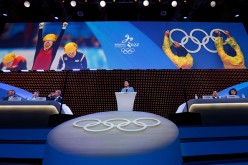 Vice Premier Liu Yandong delivers a speech during Beijing's 2022 Olympic Winter Games bid presentation at the 128th IOC session.