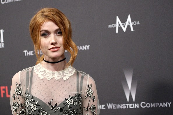 Katherine McNamara attends The Weinstein Company and Netflix Golden Globe Party at The Beverly Hilton Hotel on January 8, 2017.