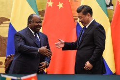 Chinese President Xi Jinping meets Gabon's President Ali Bongo Ondimba