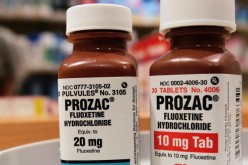 Two bottles of Prozac are seen on a pharmacy shelf on Jan. 4, 2005 in New York City. 