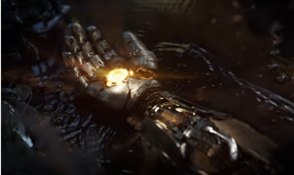 Iron Man's arm  is shown in 'The Avengers Project' teaser.