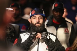 Johny Hendricks walks to the Octagon to face Neil Magny in their welterweight bout during the UFC 207 event at T-Mobile Arena on December 30, 2016 in Las Vegas, Nevada.