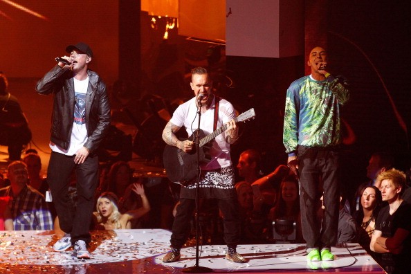 Bliss n Eso perform live during the 27th Annual ARIA Awards 2013 at the Star on December 1, 2013 in Sydney, Australia.   