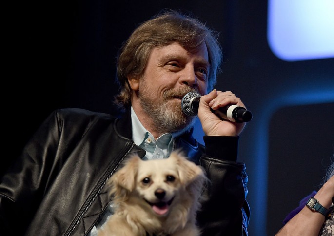 Mark Hamill on stage during Future Directors Panel at the Star Wars Celebration 2016 at ExCel on July 17, 2016 in London, England.