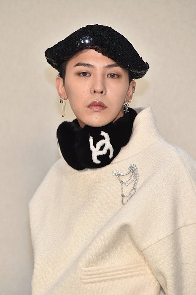 G-Dragon attends the Chanel Haute Couture Spring Summer 2017 show as part of Paris Fashion Week on January 24, 2017 in Paris, France.   