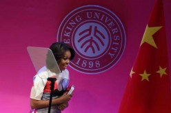 First Lady Michelle Obama at Peking University