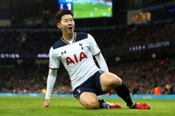 Tottenham winger Son Heung-min.