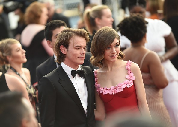 “Stranger Things” co-stars Natalie Dyer and Charlie Heaton are officially dating, reports say. 