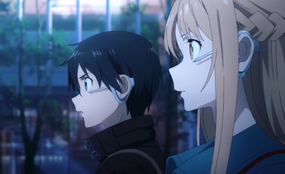 Kirito and Asuna are the two main protagonists in the light novel turned anime, "Sword Art Online."