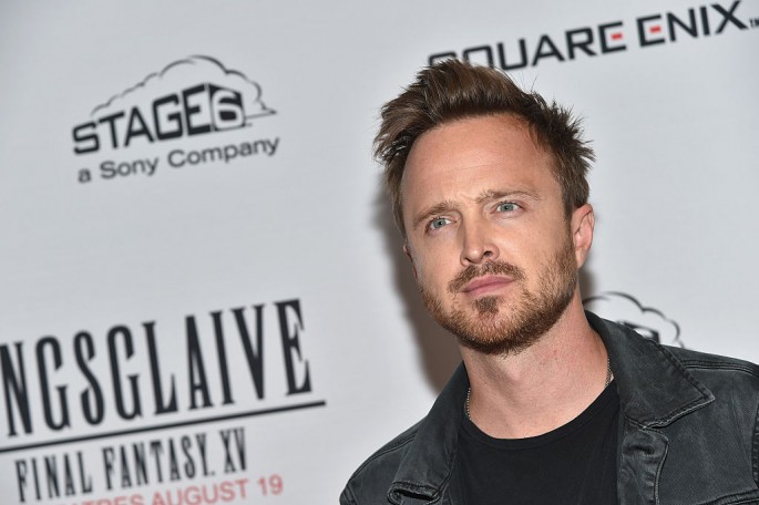 Actor Aaron Paul attends the 'Kingsglaive: Final Fantasy XV' New York Premiere at AMC Empire 25 theater on August 18, 2016 in New York City.