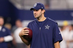 Tony Romo of the Dallas Cowboys throws prior to a game against the Chicago Bears at AT&T Stadium on September 25, 2016 in Arlington, Texas.