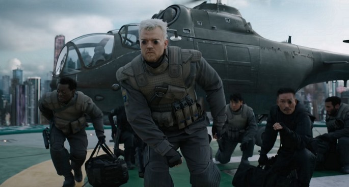 Batou leads cyber-crime investigation unit, Section 9, in 'Ghost in the Shell.'