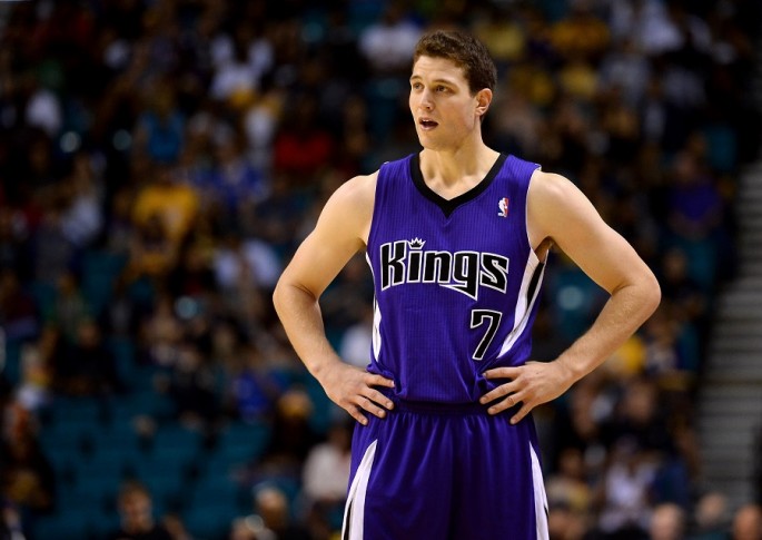 Jimmer Fredette during his stay with the Sacramento Kings in the NBA. 