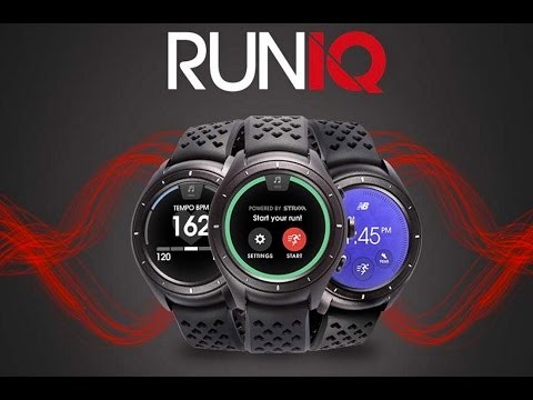 New Balance’s RunIQ smartwatch is an Android Wear 2.0 wrist wearable that targets fitness buffs. 