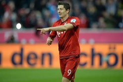Bayern Munich striker Robert Lewandowski.
